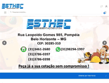 Tablet Screenshot of esthec.com.br